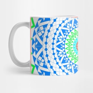 circle of life in mexican pattern Mug